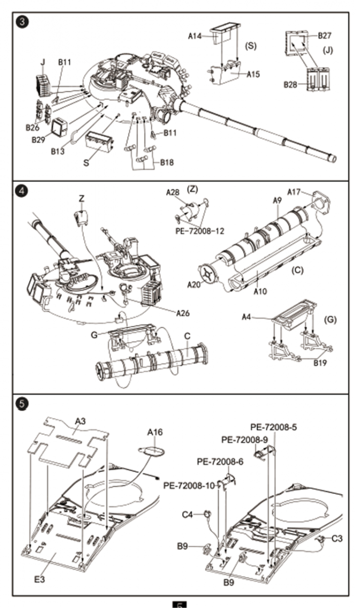 Modelcollect UA72193 Soviet T-80 Main Battle Tank 1970S-1990S N in1 1/72 – immagine 4