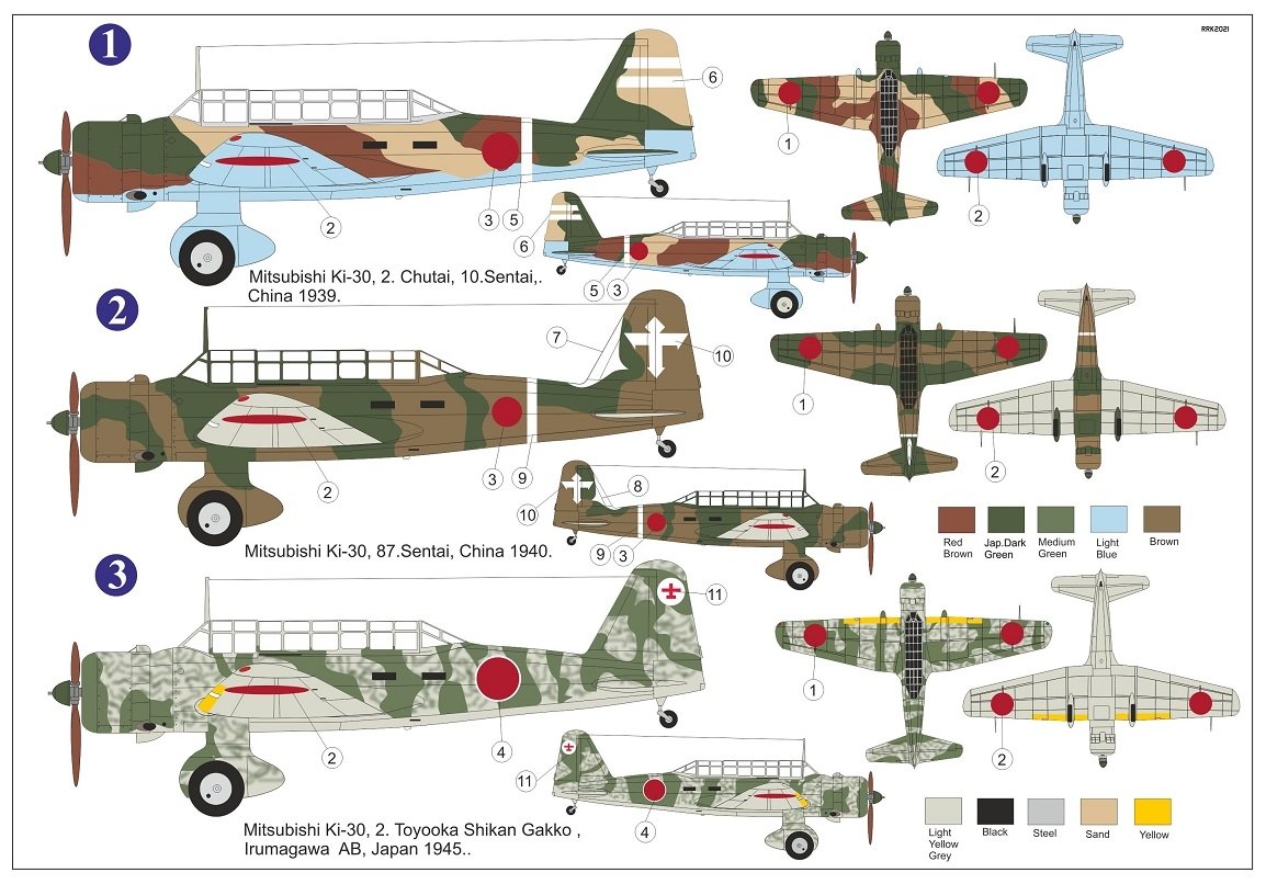 AZ Model AZ7809 Ki-30 Ann „At war“ 1/72 – immagine 2