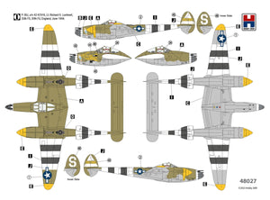 Hobby 2000 48027 P-38J Lightning ETO 1944 (ACADEMY+ CARTOGRAF + MASKI) 1/48 – Bild 2