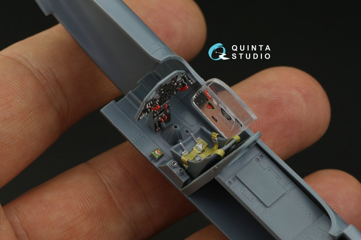 Quinta Studio QD48247 P-39 3D-Printed &amp;amp; coloured Interior on decal paper ( Eduard ) 1/48 – Bild 8