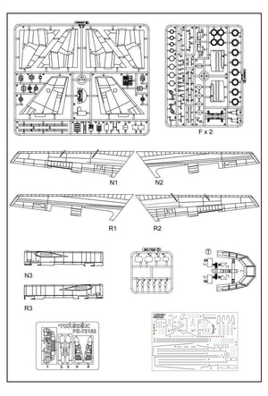 Modelcollect UA72210 B-52G Early Type 1967-1972 in Linebacker II Vietnam war 1/72 – immagine 12