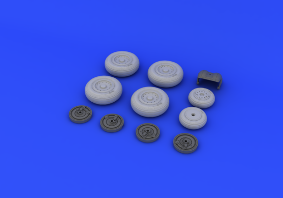 Eduard 648248 roues MiG-31 1/48 AMK – image 3