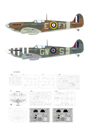 Eduard 11153 SPITFIRE STORY The Sweeps Spitfire Mk.Vb Limited edition 1/48 – immagine 2