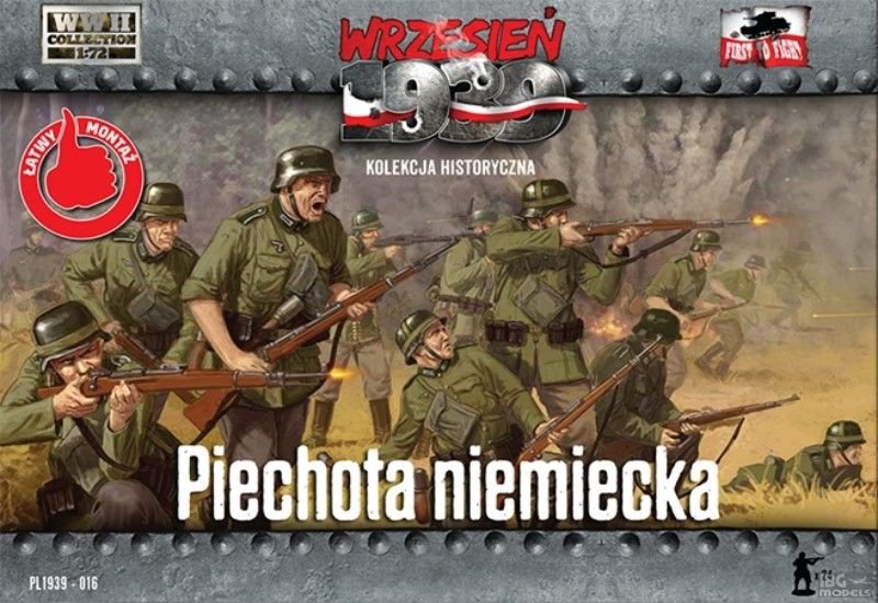 Premiers combattants PL016 Infanterie allemande (1/72)