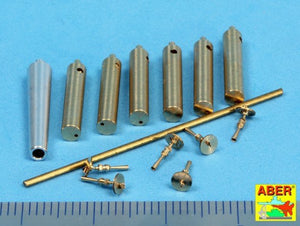 Aber 35L-164 Barrels for German WWI A7V Tank 1/35 – immagine 2