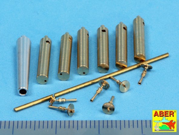Aber 35L-164 Barrels for German WWI A7V Tank 1/35 – immagine 2