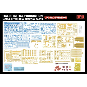 Rye Field Model 5131 Tiger I Initial Production Early 1943 w/ Full Interior Updated Version 1/35 – immagine 5