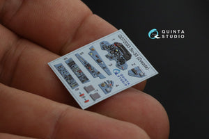 Quinta Studio QD72033 Su-33 3D-Printed &amp;amp; coloured Interior on decal paper (Zvezda) 1/72 – immagine 7