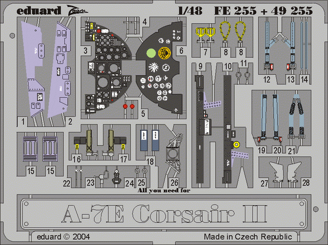 Eduard 49255 A-7E 1/48 Hasegawa