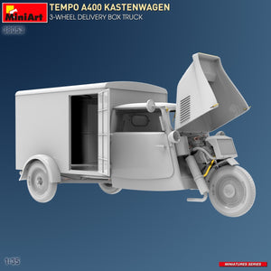 MiniArt 38053 TEMPO A400 KASTENWAGEN 3-WHEEL DELIVERY BOX TRUCK 1/35 – zdjęcie 5