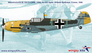 Wingsy Kits D5-10 German WWII Fighter MESSERSCHMITT Bf 109 E-4 1/48 – Bild 5