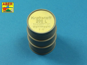 Aber 16158A German WW II 20L Jerry Can closings &amp;amp; 200L fuel drum covers (choice A) 1/16 – immagine 7