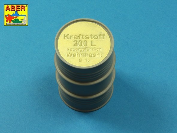 Aber 16158A German WW II 20L Jerry Can closings &amp;amp; 200L fuel drum covers (choice A) 1/16 – immagine 7