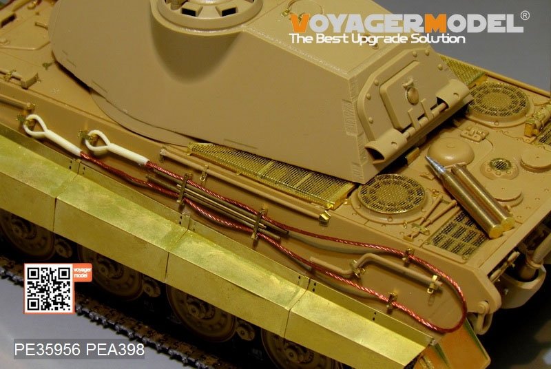 Voyager Model PE35956 WWII German King Tiger (Porsche Turret) For MENG TS-037 1/35 – immagine 10