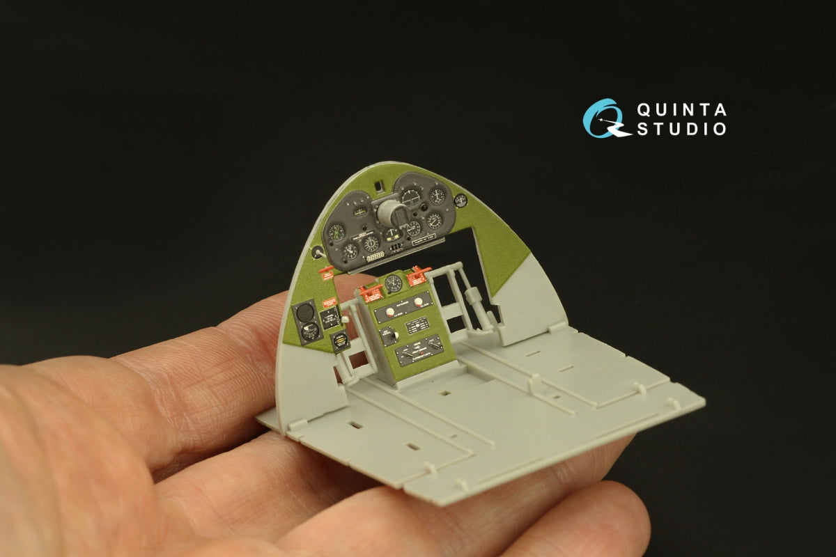 Quinta Studio QD32189 F6F-3E/N Hellcat 3D-Printed coloured Interior on decal paper (Trumpeter) 1/32 – Bild 9