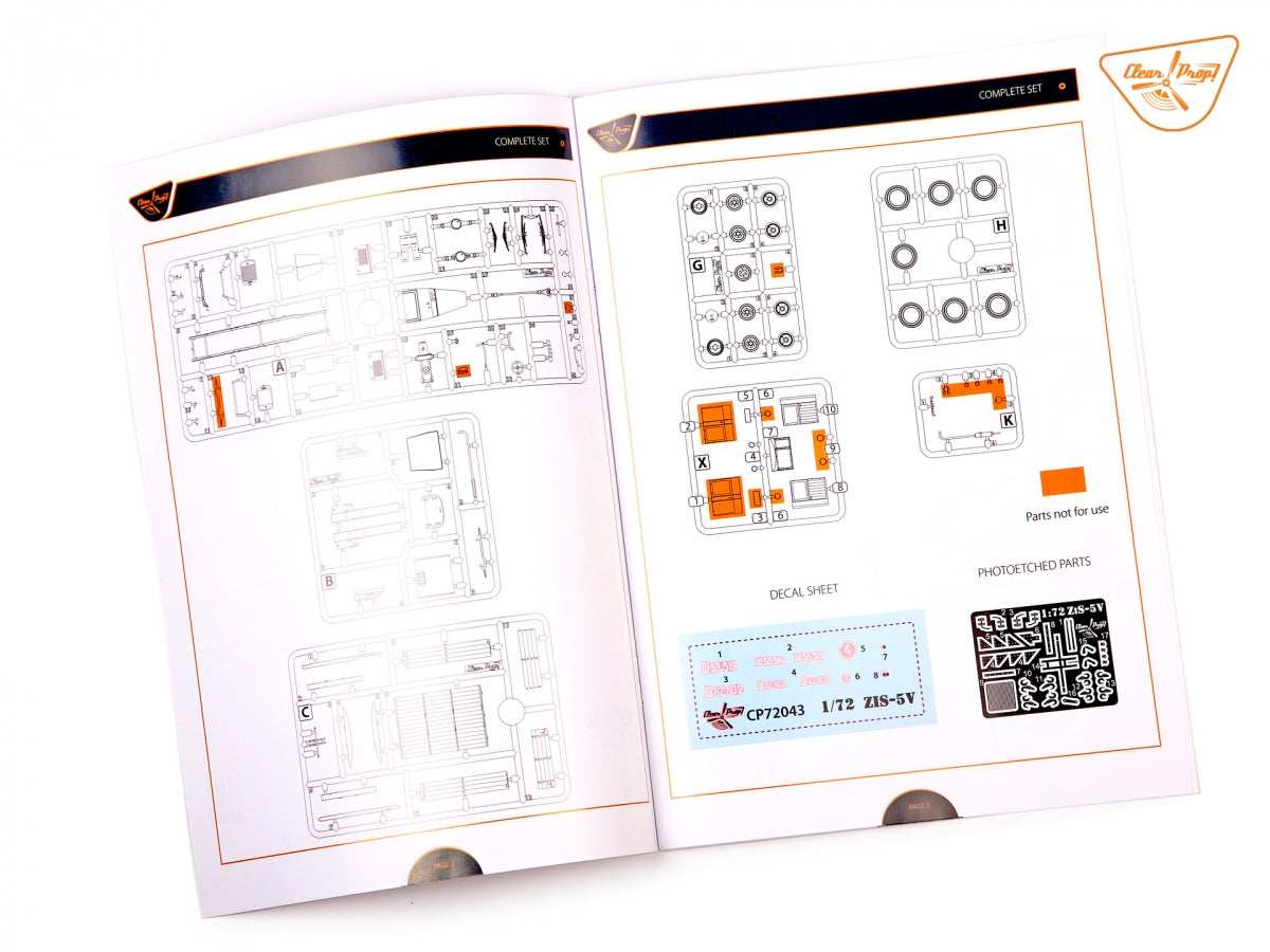 Clear Prop! CP72043 ZiS-5V ADVANCED KIT 1/72 – immagine 17