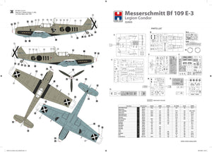 Hobby 2000 32009 Messerschmitt Bf-109 E-3 Legion Condor (DRAGON + CARTOGRAPHIE + MASQUE) 1/32 – image 5