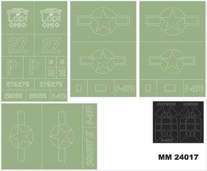 Montex MM24017 P-47D RAZORBACK KINETIC 1/24