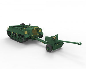 Bronco CB35189 British Loyd Carrier with 6 Pounder Anti-Tank Gun 1/35 – immagine 4