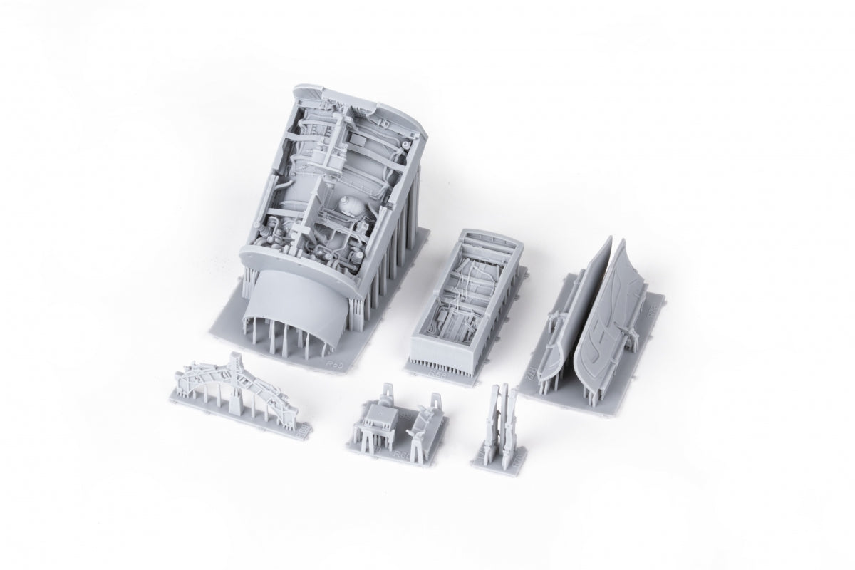 Eduard 648984 F-16C wheel bays late PRINT KINETIC MODEL 1/48 – zdjęcie 9