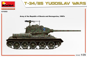 MiniArt 37093 T-34/85 YUGOSLAV WARS 1/35 – zdjęcie 3
