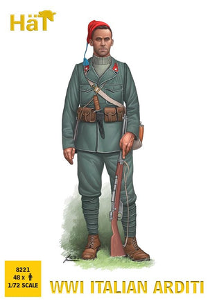 Hat 8221 Italian WWI Arditi (48 figures) 1/72