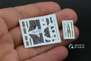Quinta Studio QD72154 Typhoon Mk.1B Late 3D-Printed coloured Interior on decal paper (Airfix) 1/72 – immagine 3
