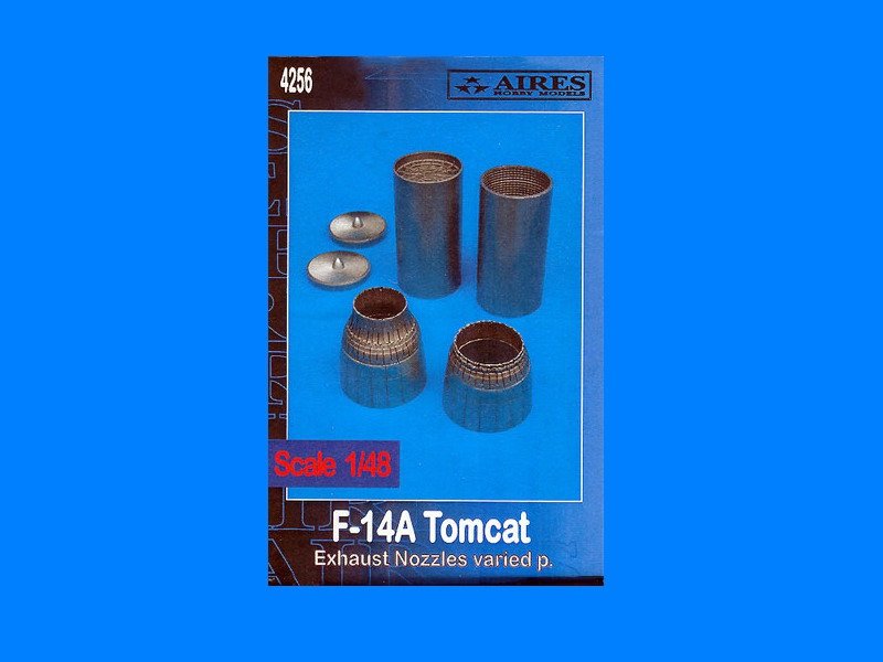 Buses d&amp;#39;échappement Aires 4256 F-14A TOMCAT - variées, échelle 1/48, Hasegawa
