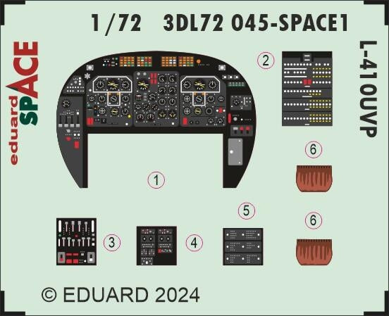 Eduard 3DL72045 L-410UVP SPACE EDUARD 1/72 – immagine 2