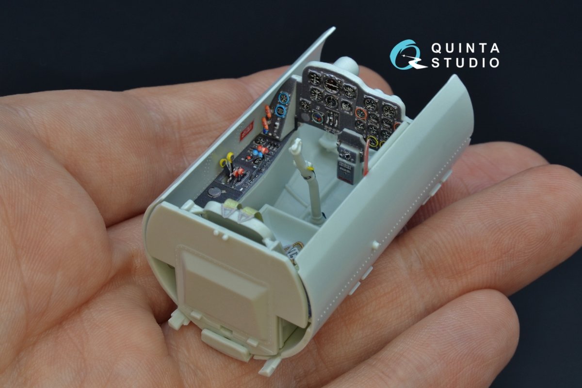 Quinta Studio QD32069 Me 262A 3D-Printed &amp;amp; coloured Interior on decal paper (Revell) 1/32 – zdjęcie 4