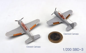 Ensemble d&amp;#39;avions de pont USS Enterprise de la Seconde Guerre mondiale MK1 Design MS-20018 pour CV-6 Enterprise à l&amp;#39;échelle 1/200 – image 18