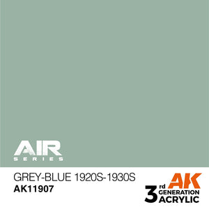 AK Interactive AK11907 GRIS-BLEU ANNÉES 1920-1930 – AIR 17 ml