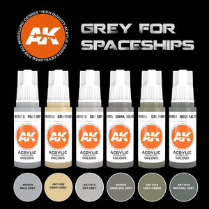 AK Interactive AK11614 3G GREY FOR SPACESHIPS – immagine 2