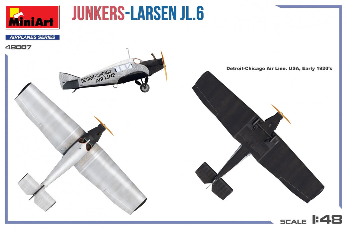 MiniArt 48007 Junkers-Larsen JL.6 1/48 – Bild 4