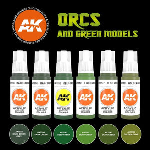 AK Interactive AK11600 3G ORCS AND GREEN MODELS – immagine 2
