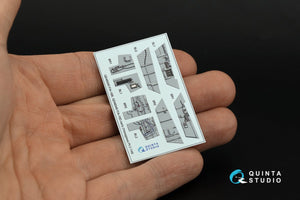 Quinta Studio QD48345 F/A-18B 3D-Printed &amp;amp; coloured Interior on decal paper (Hasegawa) 1/48 – immagine 5