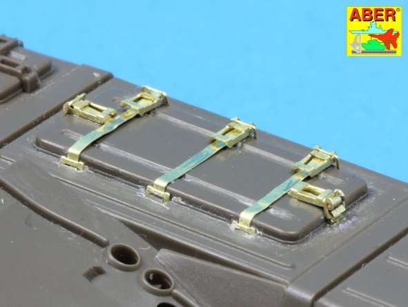 Aber 35A122 Clasps for Russian modern Tanks like T-64;T-72;T-80;T-90 1/35 – immagine 4