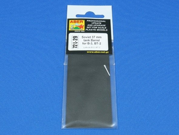 Aber 72L-29 37mm barrel for B-3, BT-2 tanks / Soviet 37mm tank barrel for B3, BT2 1/72 – image 4