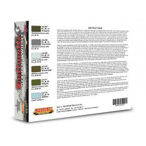 Lifecolor CS07 Acrylic paint set German Aircraft WWII Set 2 6x22ml – immagine 2