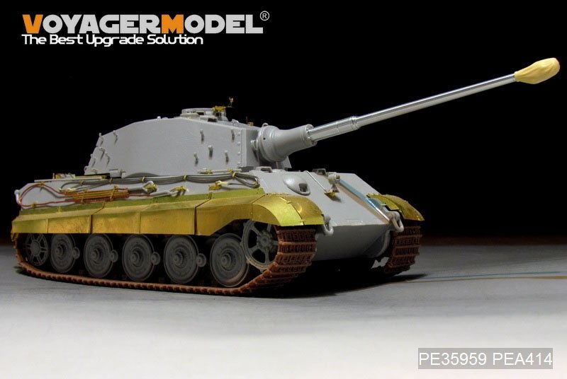 Maquette Voyager PE35959 Char King Tiger allemand de la Seconde Guerre mondiale (tourelle Hensehel) pour HOBBYBOSS 84531 1/35 – image 5