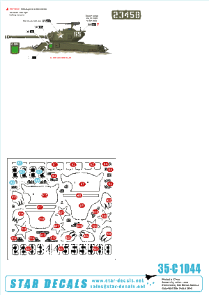 Star Decals 35-C1166 USMC Shermans - Korean War 1950-53 1/35 – immagine 2
