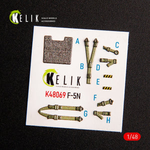 KELIK K48069 F-5N INTERIOR 3D DECALS FOR AFV CLUB KIT 1/48 – zdjęcie 3