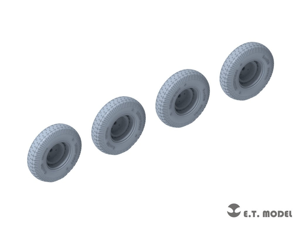 E.T. Model P35-105 WWII German Sd.Kfz.234 Large Diameter Weighted Wheels Type.5 1/35 – immagine 3