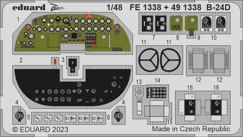 Eduard BIG49372 B-24D PART I REVELL 1/48 – Bild 6