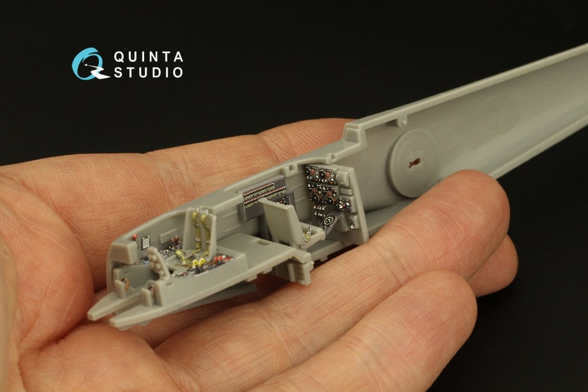 Quinta Studio QD72062 Me 410 3D-Printed &amp;amp; coloured Interior on decal paper (Fine Molds) 1/72 – immagine 8