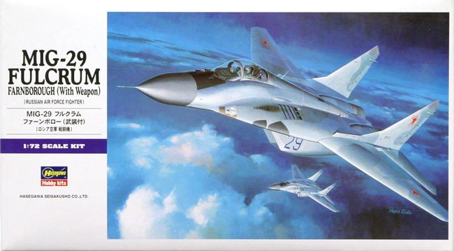 Hasegawa E11 MIG-29 w/Weapon 1/72