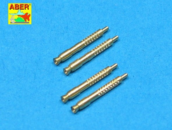 Aber A32011 Jeu de 4 embouts de canon pour mitrailleuse d'avion allemande MG 131 de 13 mm (1/32) 