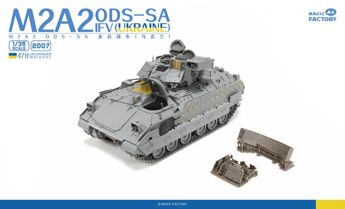 Magic Factory 2007 M2A2 ODS-SA IFV in Ukrainian Service (47th Mechanized Brigade) 1/35 – immagine 8