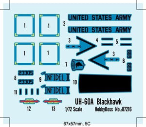 Hobby Boss 87216 UH-60A Blackhawk 1/72 – imagen 3