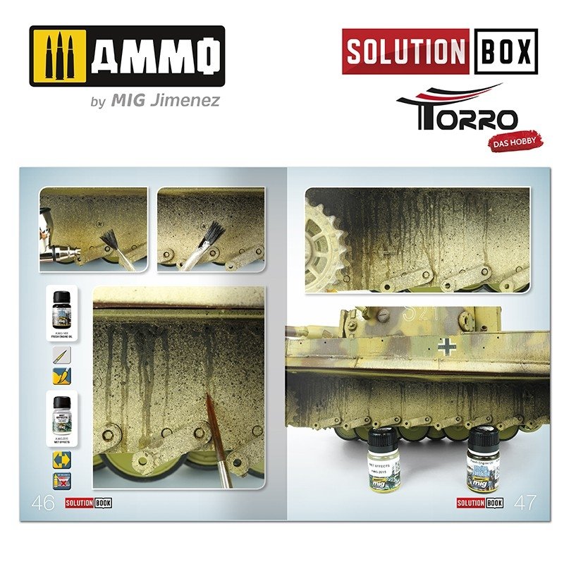 AMMO of Mig Jimenez 2414300000 SOLUTION BOX – WWII GERMAN TANKS – immagine 8